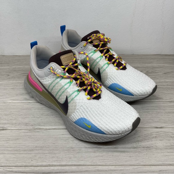 Nike React Infinity Run Flyknit 3 Men's Size 12 White Running Shoes FJ7068-120 - Picture 4 of 9